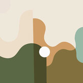 Panoramique The Wave Mural - Vert - Art for the home