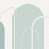 Panoramique Linear Arch Mural - Bleu - Art for the home