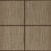 Wood Blocks Wallpaper - Walnut / Gloss - by Harlequin. Click for more details and a description.