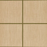 Wood Blocks Wallpaper - Pine/ Forest Gloss - by Harlequin. Click for more details and a description.