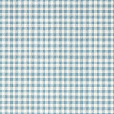 Gingham Wallpaper - Picnic Blue - by Sanderson