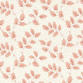 Tomato Leaf Wallpaper - Pink Clay - by Sanderson. Click for more details and a description.