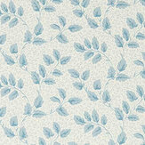 Tomato Leaf Wallpaper - Wedgwood - by Sanderson