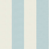 Sherwood Stripe Wallpaper - Wedgwood - by Sanderson