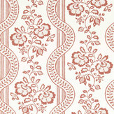 Aubrey Wallpaper - Fareham Red - by Sanderson. Click for more details and a description.
