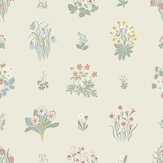 Ängsflora Wallpaper - Spring - by Boråstapeter