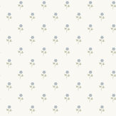 Anemone Wallpaper - Blue - by Boråstapeter