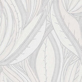 Hawaii Wave Wallpaper - Silver Grey - by Metropolitan Stories