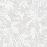Cloudy Forest Wallpaper - Silver Grey - by Metropolitan Stories