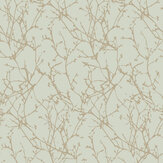 Arbor Wallpaper - Eau De Nil - by Romo. Click for more details and a description.