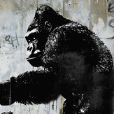Urban Encounter Mural - Black / White - by Metropolitan Stories