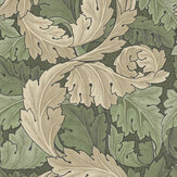 Acanthus Wallpaper - Green - by William Morris at Home