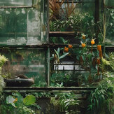 Botanical Haven Mural - Green - by Metropolitan Stories