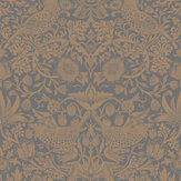 Strawberry Thief Wallpaper - Charcoal - by William Morris at Home
