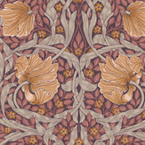 Pimpernel Wallpaper - Plum - by William Morris at Home