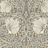 Pimpernel Wallpaper - Grey - by William Morris at Home