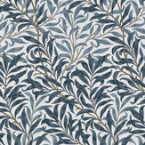 Willow Bough Wallpaper - White & Blue - by William Morris at Home