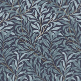 Willow Bough Wallpaper - Deep Blues - by William Morris at Home