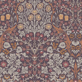 Blackthorn Wallpaper - Plum - by William Morris at Home