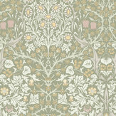 Blackthorn Wallpaper - Sage - by William Morris at Home