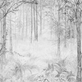 Panoramique Fairytale Mural - Noir / blanc - Grandeco