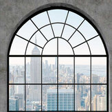 NY Window Mural - Natural - by Grandeco