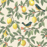 Ponderosa Wallpaper - Cream / Orange - by Albany