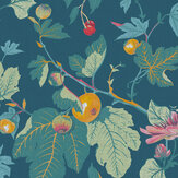 Papier peint Craftwork Trail  - Bleu marine - Graham & Brown