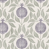 Papier peint Apple of Grenada  - Mauve et sauge - Graham & Brown