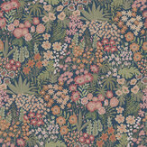Lysandra Wallpaper - Navy / Multi - by Albany