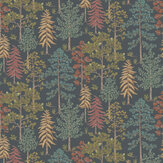 Papier peint Vana - Pin / olive - Osborne & Little