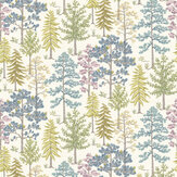 Papier peint Vana - Aqua / bruyère - Osborne & Little