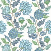Papier peint Cynara - Denim / pomme - Osborne & Little
