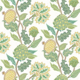 Papier peint Cynara - Feuille / citron - Osborne & Little
