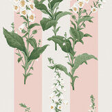 Papier peint Foxglove Stripe - Poudre - Graham & Brown