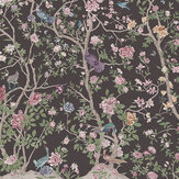 Chinoiserie Mural - Charcoal  - by Graham & Brown