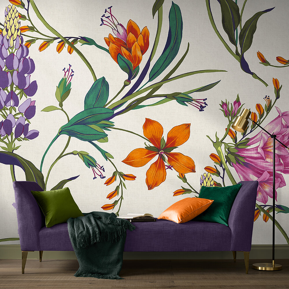Botanists Scroll Mural by Graham & Brown - Vivant - Mural : Wallpaper ...