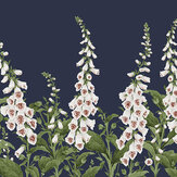 Foxglove Mural - Midnight  - by Graham & Brown