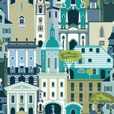Campanile Wallpaper - Lido - by Mini Moderns. Click for more details and a description.