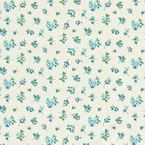 Rosebud Fabric - Cobalt - by Clarke & Clarke. Click for more details and a description.