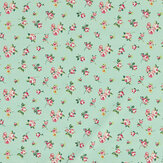 Rosebud Fabric - Mineral - by Clarke & Clarke. Click for more details and a description.