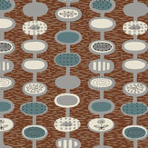 Provence Wallpaper - Chestnut - by Mini Moderns. Click for more details and a description.