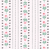 Rose Ticking Stripe Wallpaper - Pink - by Cath Kidston 
