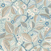 Elm Tree Wallpaper - Blue - by Boråstapeter. Click for more details and a description.