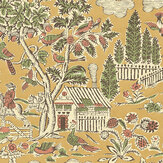 Home Park Wallpaper - Ochre - by G P & J Baker