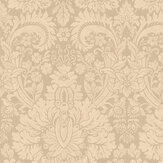 Queen's Damask Wallpaper - Marble - by G P & J Baker