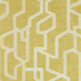 Labyrinth Wallpaper - Citron - by Clarke & Clarke. Click for more details and a description.