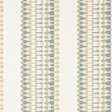 Orpheus Wallpaper - Slate / Ochre - by Clarke & Clarke. Click for more details and a description.