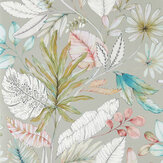 Tropicana Wallpaper - Pastel - by Clarke & Clarke. Click for more details and a description.