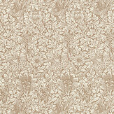Bird & Anemone Weave Fabric - Linen - by Morris